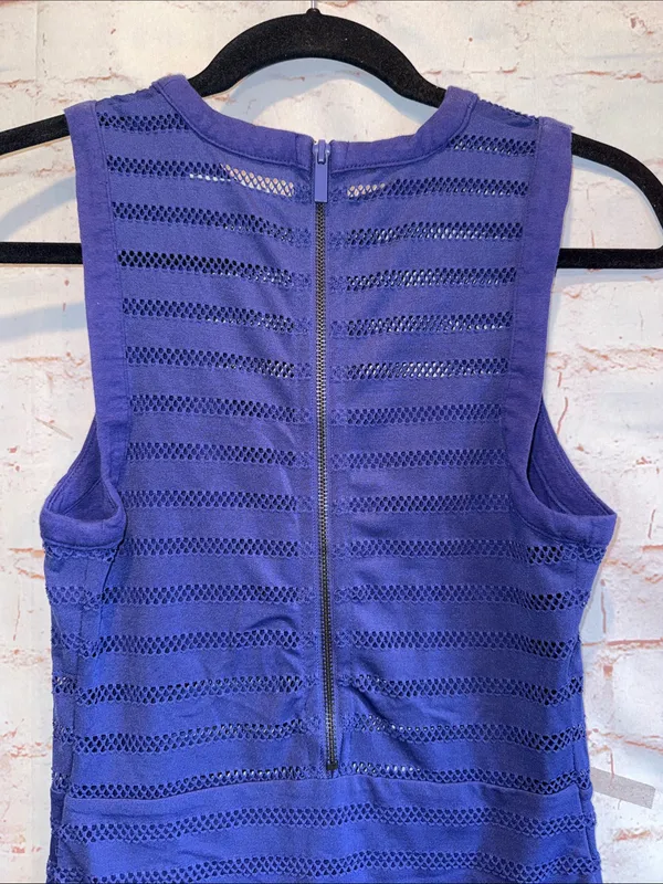 UO silence noise Sleeveless Purple Mini Dress bodycon Textured mesh Small - Image 6