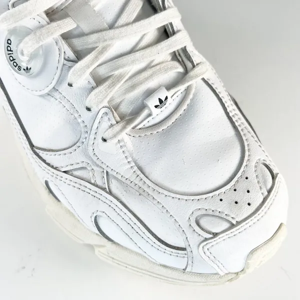 Adidas Originals Astir Casual Sneakers Tennis Shoes Triple White Women 9 - Image 10