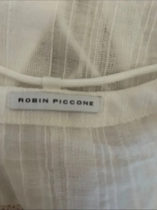 Robin Piccone NATALIE TUNIC, Color ECRU. Size Small, NWOT Display - Image 9