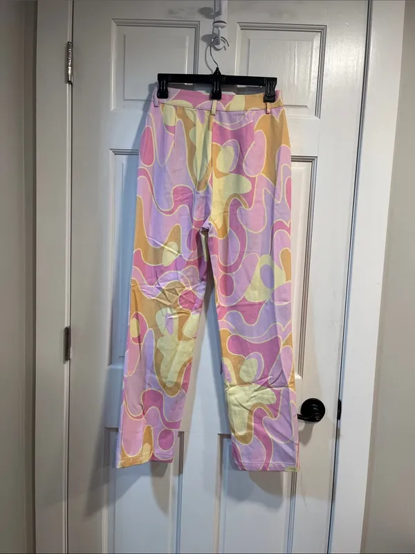 Dolls Kill Peppermayo Keep Your Heart Psychedelic Pants US Size 4 NWT - Image 6