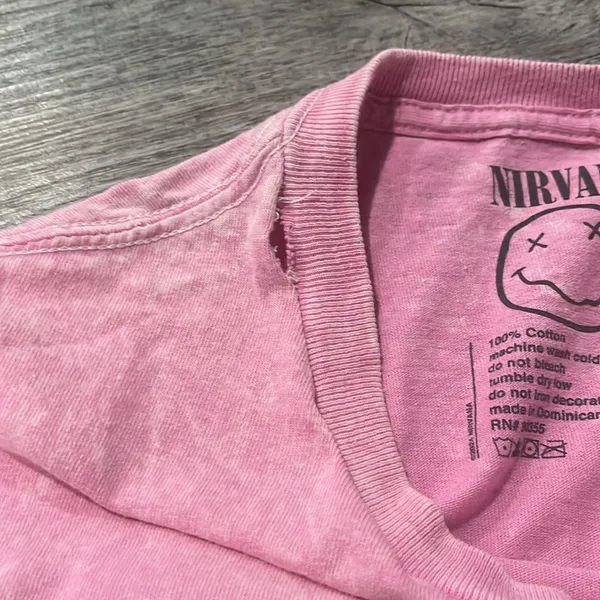 NIRVANA vintage graphic music tee In Utero Size small - Image 5