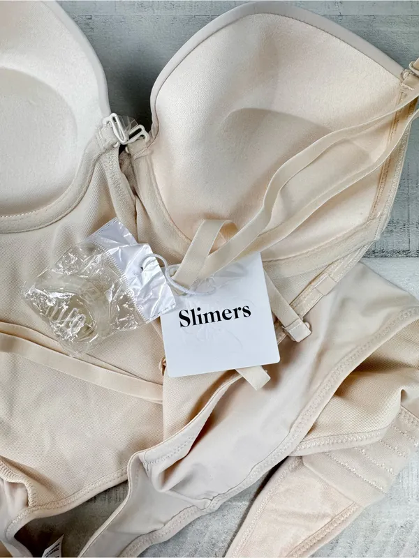 Slimers Plunge Backless Shapewear for Women: Low Back Tummy Control Shaper - Image 6