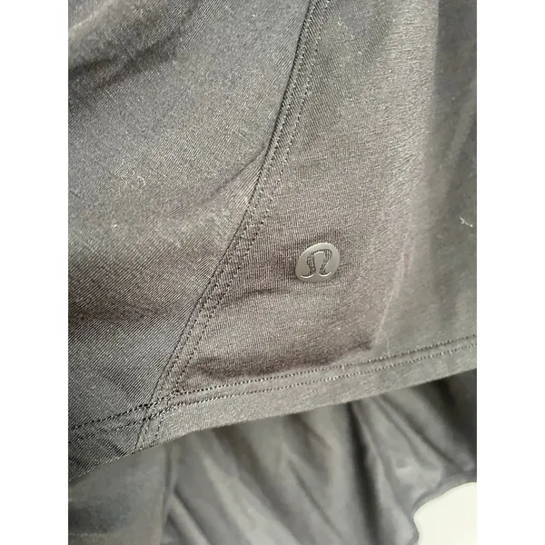 Lululemon Up‎ for Down Time Black Long Sleeve Open Back Top Tee Shirt sz 10 - Image 5