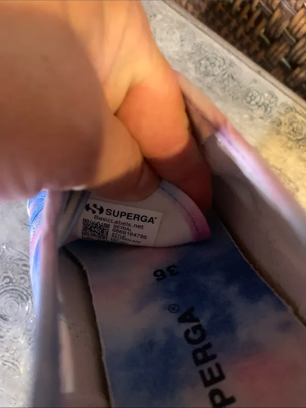 Superga Tie Dye Sneakers Size 36 - Image 3
