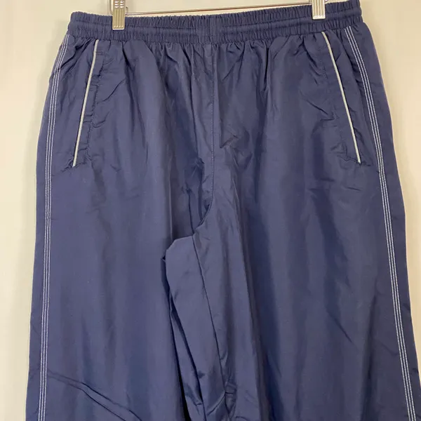 North End Women’s Casual Lined Windbreaker Pants Blue Grey Luster Size Large NWT - Image 2