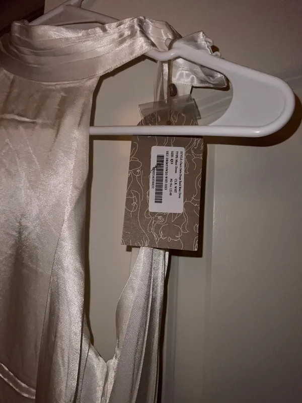 Meshk Claire satin dress - Image 9