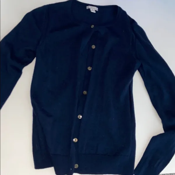 GAP NAVY BLUE CARDIGAN, WORN ONCE - Image 2