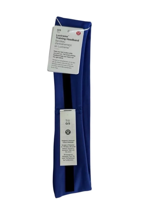 Lululemon Women's Luxtreme Training Headband Beach Ball Blue - Image 8
