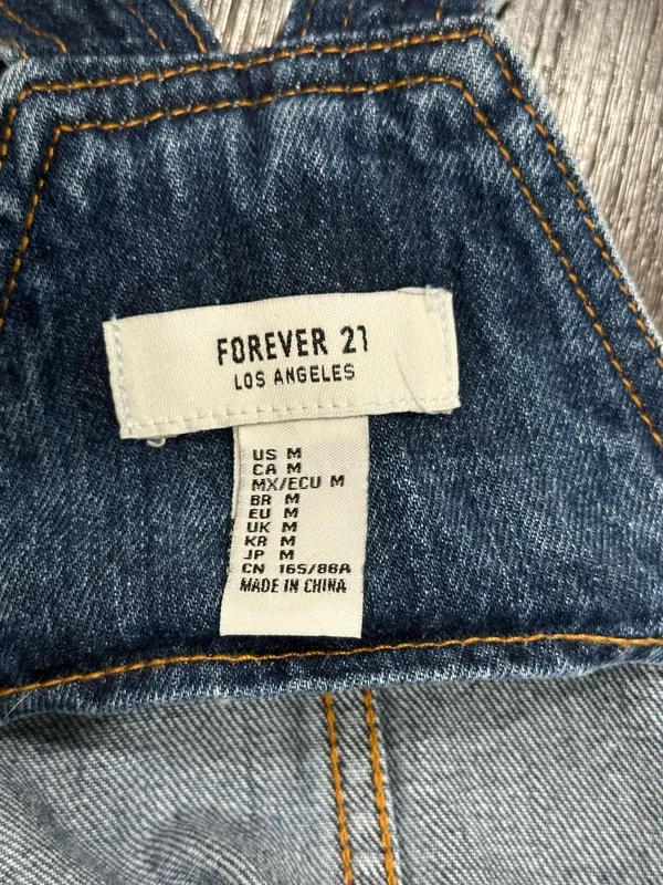 Denim Overall Dress Forever 21 - Image 3