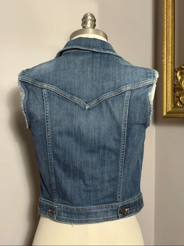 Guess XS Denim Jean Vest - Image 2