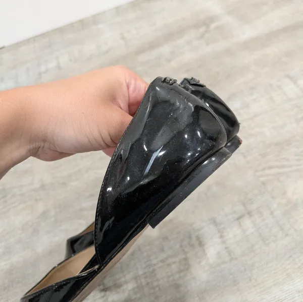 Sam Edelman Rodney Black Patent Leather D'Orsay Flats Size 6 - Image 6