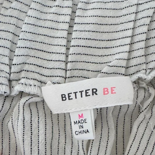 Better Be White Striped Halter Mini Dress - Image 4