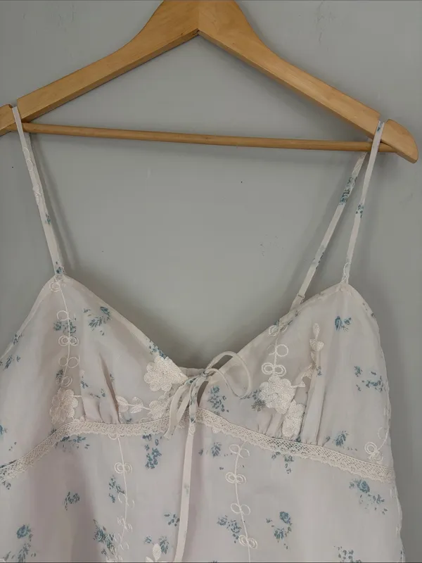 No Boundaries New! White Floral Lace Chemise Slip mini dress size XXL - Image 2