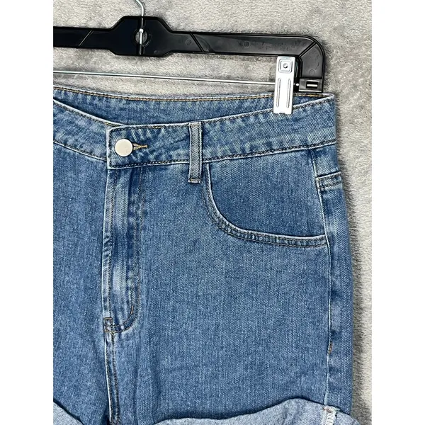 Cider Denim Mom Jean Shorts Size Large High Rise Summer Beachy Vacation - Image 2