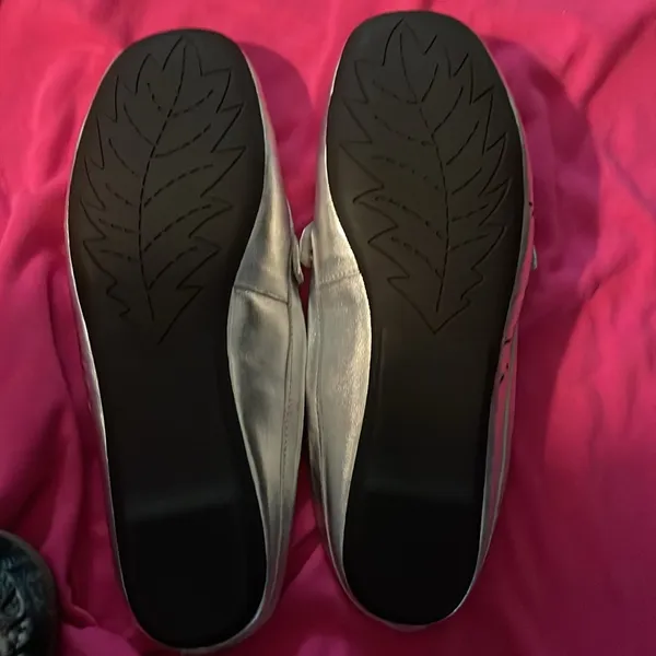 Penny Loves Kenny Silver Coast Mules - Image 6