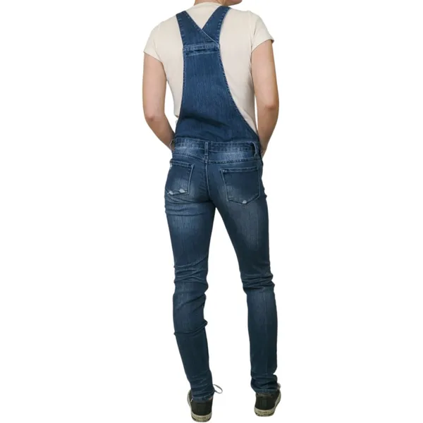 Vintage Y2K Bongo Denim Skinny Overalls - Image 4
