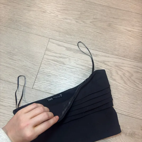 Zara Strapless Crop Top S - Image 5