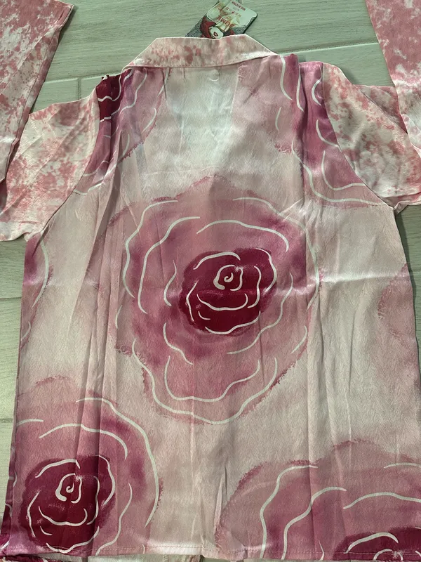 Print of the ombré florals pajamas set - Image 4