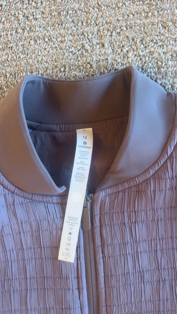 Women’s Purple Zip Up  - Image 2