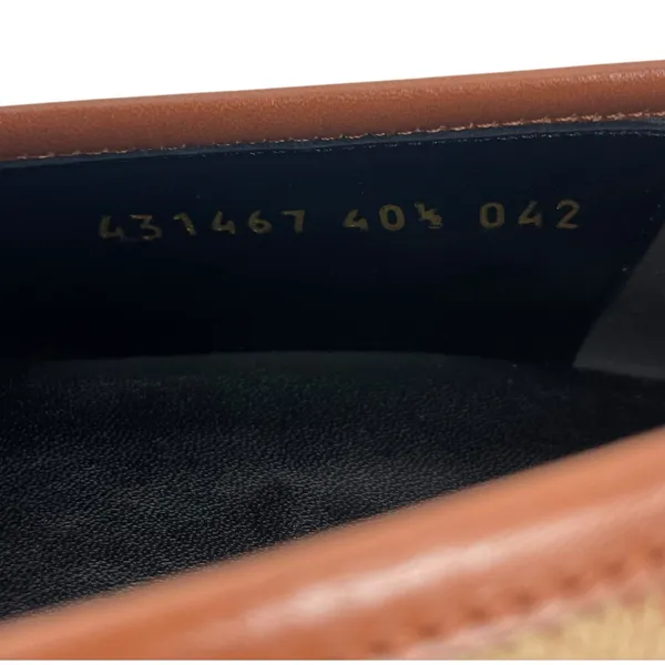 Gucci Jordaan GG Monogram Horsebit Loafer Ruggine Rust Size 40.5 - Image 13