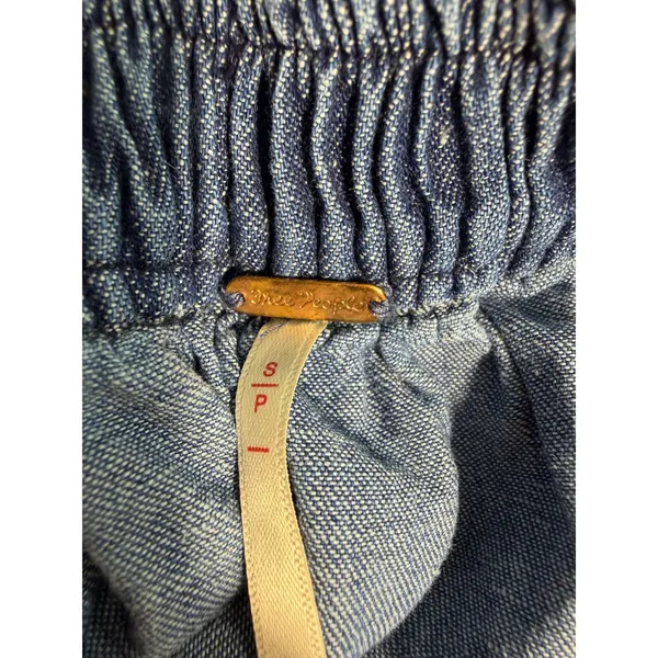 Free People Maddox Denim Jean Maxi Skirt Size Small - Image 4