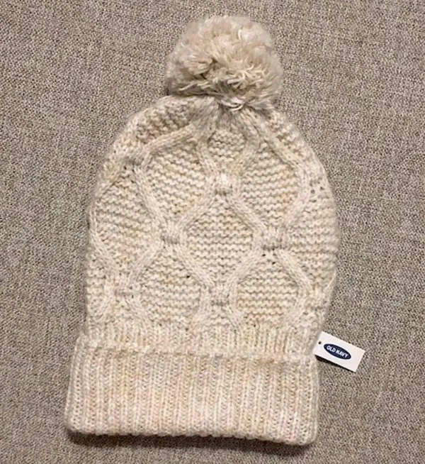 NWT Cozy Pom-Pom Sweater Beanie - Image 3