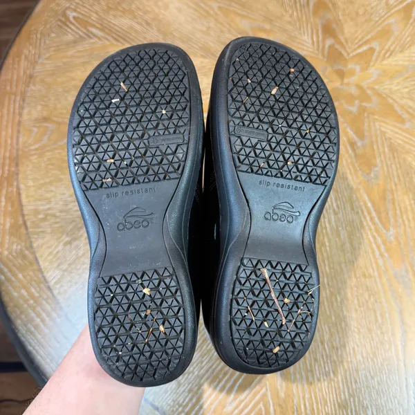 Abeo‎ Gisel Clogs Patent Black Slip On Size 8 - Image 6