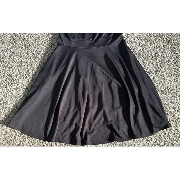 Jasambac Women's Black One Shoulder A Line‎ Dress Size Large - Image 3
