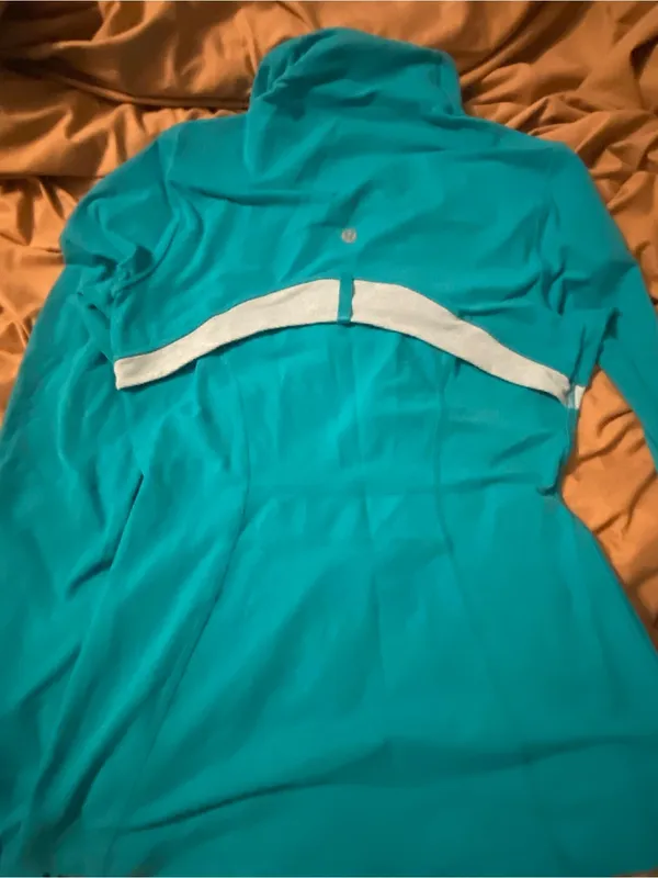 Lululemon Teal Define Jacket with Reflective Stripes - Image 6