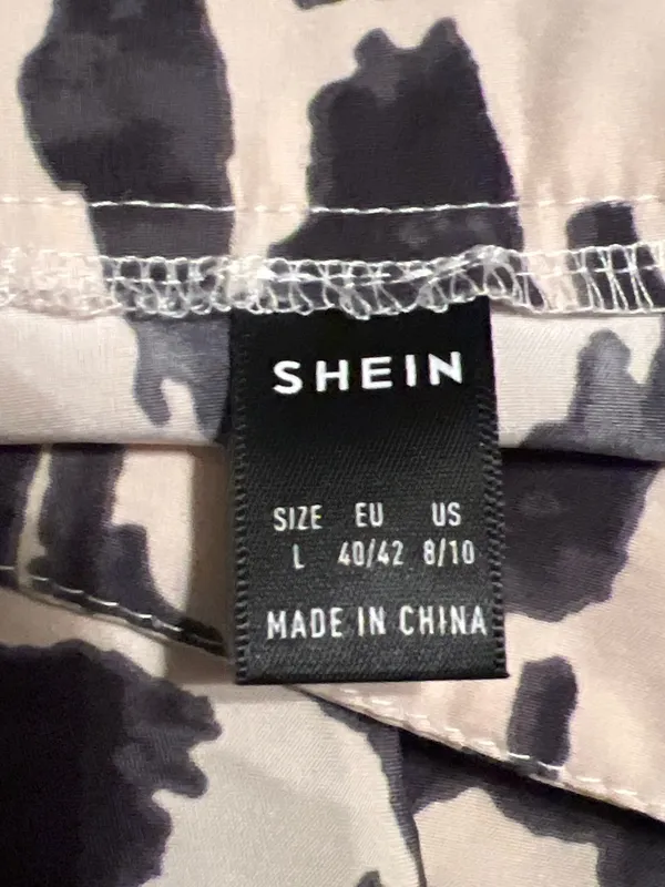 SHEIN Animal Print High Low Skirt - Image 2