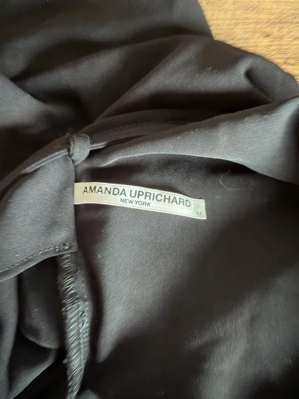 Amanda Uprichard Black Scoop Neck Dress - Image 6