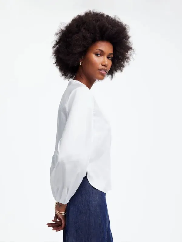 Madewell V-Neck Long-Sleeve Top - Image 5