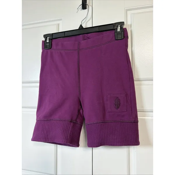 Free People Movement Biker Shorts Womens XS Purple Ribbed Trim Activewear Pocket - Image 4
