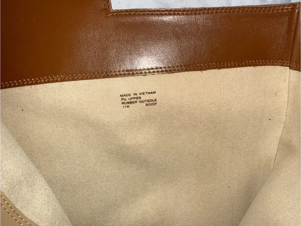 NEW Michael Kors Faux Leather Tall Riding Boot Logo SZ-11M Brown MK Logo - Image 4