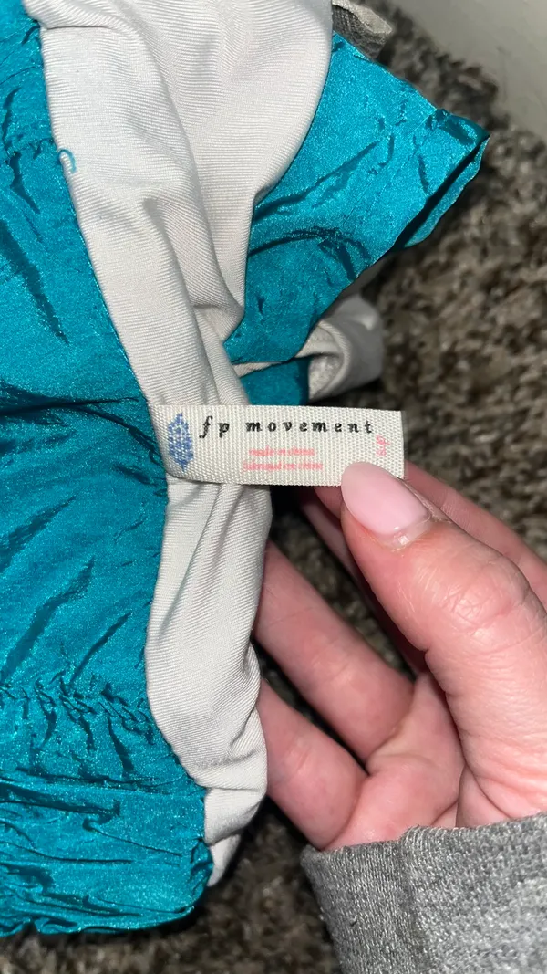 FP Movement The Way Home Shorts Teal - Image 5