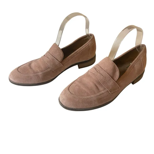 Clark's Women's Collection Trish Rose Penny Loafers Pink Suede Size 8M - Image 5