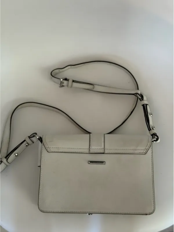 Rebecca Minkoff white leather crossbody bag - Image 6