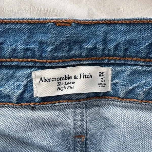 Abercrombie & Fitch the loose high rise double waistband jeans - Image 8
