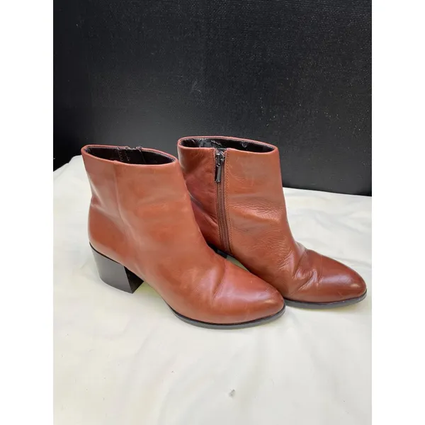 Sam Edelman Womens Brown Leather Ankle Boots Shoes SIze 6.5 SKU 6782 - Image 3