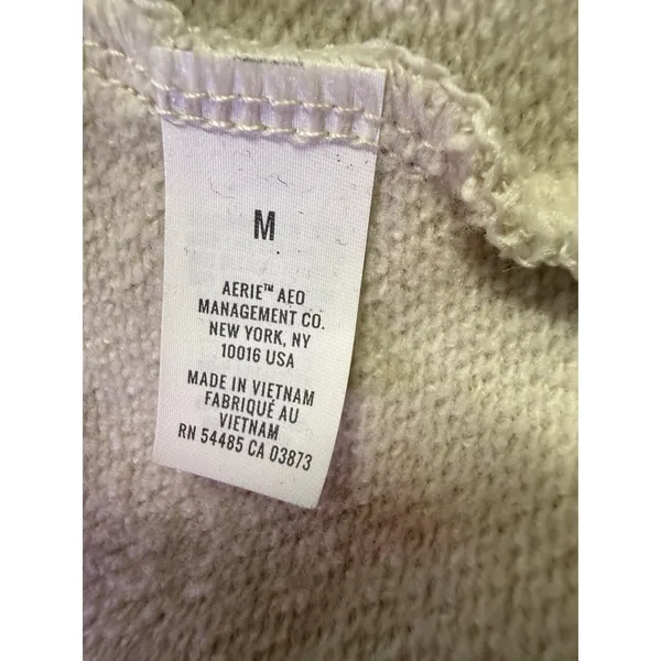 Aerie Pullover Cowl Neck Sweatshirt Sz Med Oversized Fall Festival Cottage D39 - Image 5