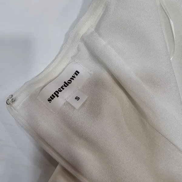 Superdown Isabel Strapless Mini Dress in White Small - Image 12