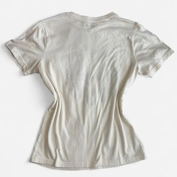Wrangler Women's S Cotton Floral Graphic T-Shirt Crew Neck White - Image 6