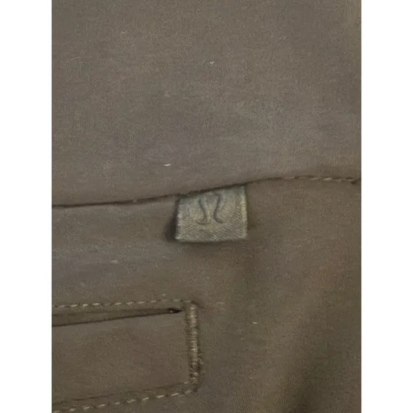 Lululemon‎ Black High Rise Tapered Trouser Dress Pants Front Seam Size 6 Pockets - Image 3