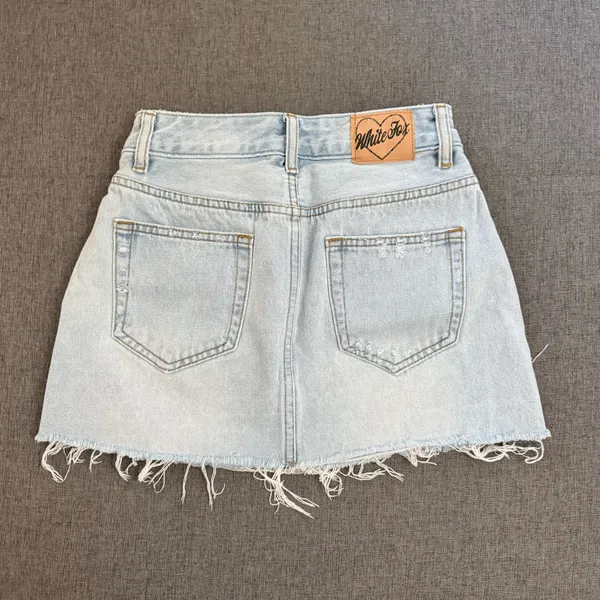 White Fox Boutique Denim Skirt - Image 2