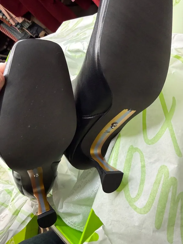 Sam Edelman Lyla Knee High Black Leather Boots- Size 5.5 - Image 6