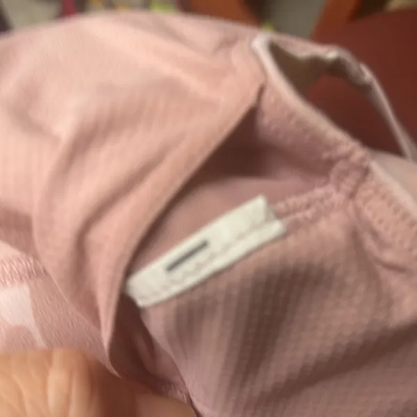 ATHLETA Pink Camo Warrior Longline Sports Bra Size Medium - Image 9