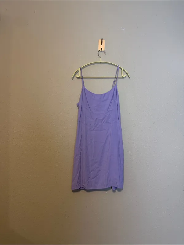 Aritzia Sunday Best Jackson‎ Mini Dress Lavish Lavender Purple Size Large - Image 2