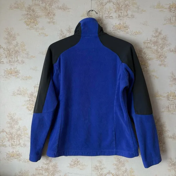 Y2k Columbia Sportswear black blue full zip fleece jacket gorpcore outdoor L - Image 5