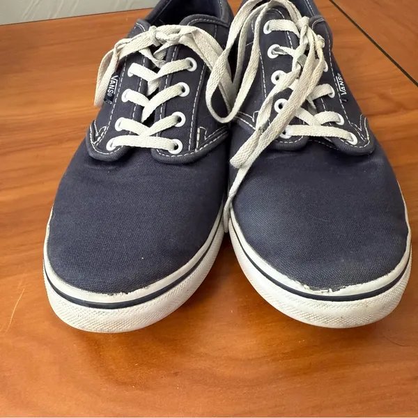 Vans TB4R Women’s Sneaker Navy Blue Lace Up Low Top Skate Casual‎ Canvas 9.5 - Image 3