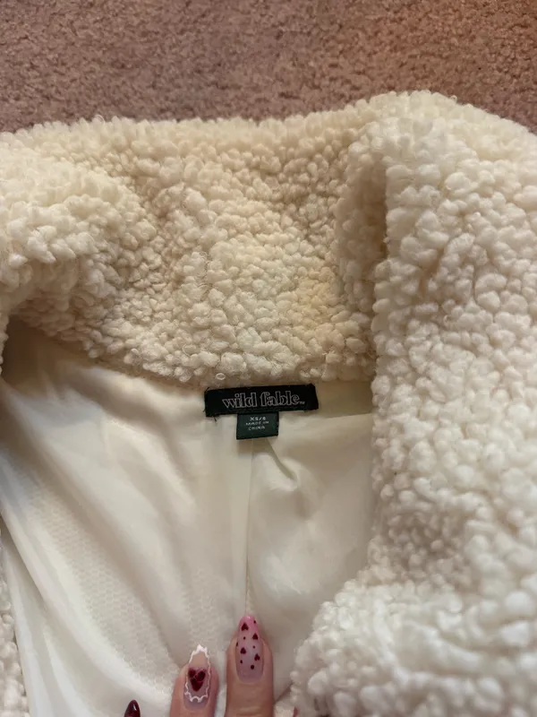 Wild Fable cream Sherpa jacket - Image 2